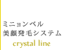 ミニョンベル 美顔発毛システム crystal_line